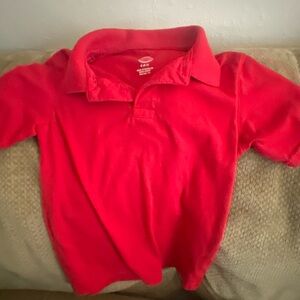 Wonder Nation Vibrant Red Polo Shirt